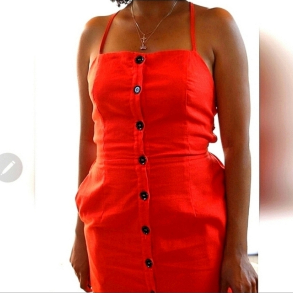Boutique coral mini dress size 2x